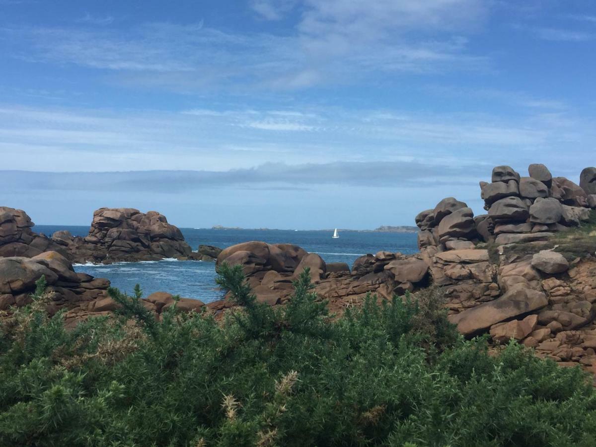 Cote De Granit Rose Lägenhet Perros-Guirec Exteriör bild